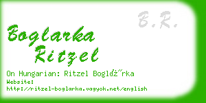 boglarka ritzel business card